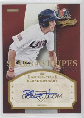2013 Panini USA Baseball Champions - Stars & Stripes Signatures #SWI - Blake Swihart /792