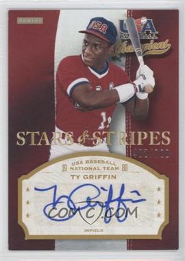 2013 Panini USA Baseball Champions - Stars & Stripes Signatures #TYG - Ty Griffin /700