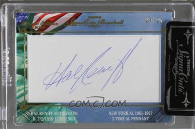 2013 TRISTAR Signa Cuts Cut Autographs - Bronx Edition - Gold #_HARE - Hal Reniff /25 [Cut Signature]