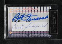 Bob Friend, Dick Schofield [Cut Signature] #/1