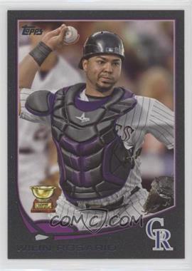 2013 Topps - [Base] - Black #375 - Wilin Rosario /62