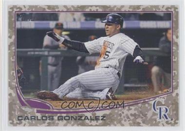 2013 Topps - [Base] - Desert Camo Foil #5 - Carlos Gonzalez /99