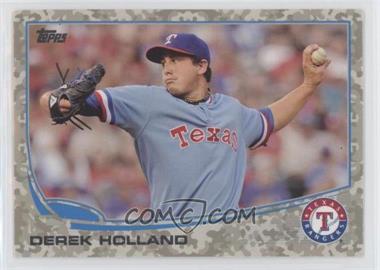 2013 Topps - [Base] - Desert Camo Foil #591 - Derek Holland /99