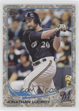 2013 Topps - [Base] - Desert Camo Foil #652 - Jonathan Lucroy /99