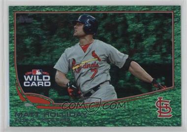 2013 Topps - [Base] - Emerald Foil #125 - Matt Holliday