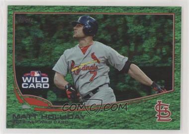 2013 Topps - [Base] - Emerald Foil #125 - Matt Holliday