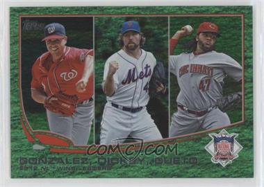 2013 Topps - [Base] - Emerald Foil #287 - League Leaders - 2012 NL Wins Leaders (Gio Gonzalez, R.A. Dickey, Johnny Cueto)