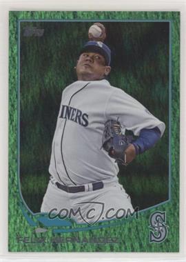 2013 Topps - [Base] - Emerald Foil #34 - Felix Hernandez