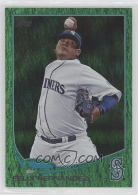 2013 Topps - [Base] - Emerald Foil #34 - Felix Hernandez