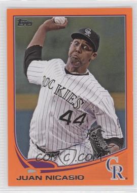 2013 Topps - [Base] - Factory Set Orange #380 - Juan Nicasio /230