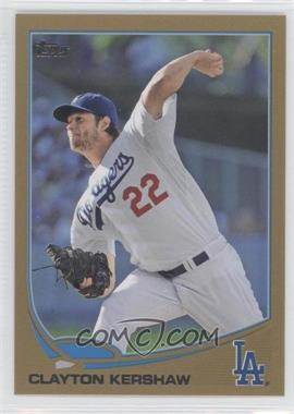 2013 Topps - [Base] - Gold #22 - Clayton Kershaw /2013