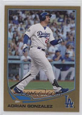 2013 Topps - [Base] - Gold #228 - Adrian Gonzalez /2013