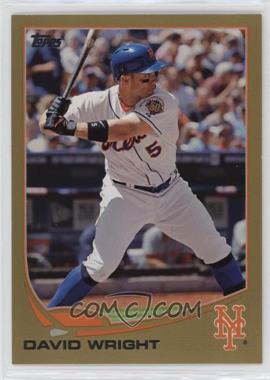 2013 Topps - [Base] - Gold #400 - David Wright /2013