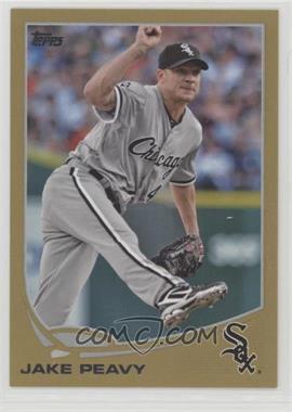 2013 Topps - [Base] - Gold #458 - Jake Peavy /2013