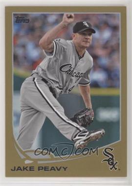 2013 Topps - [Base] - Gold #458 - Jake Peavy /2013