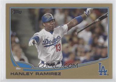 2013 Topps - [Base] - Gold #487 - Hanley Ramirez /2013