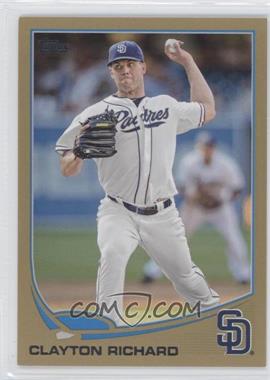 2013 Topps - [Base] - Gold #491 - Clayton Richard /2013