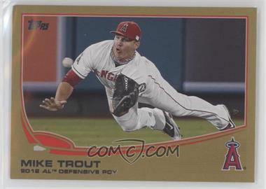 2013 Topps - [Base] - Gold #536 - Mike Trout /2013