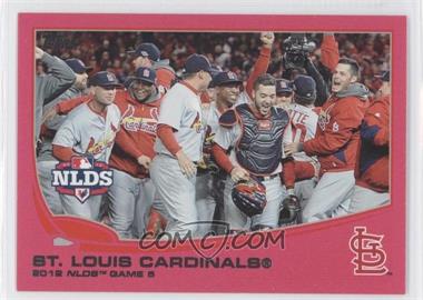 2013 Topps - [Base] - Pink #269 - St. Louis Cardinals Team /50