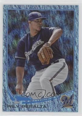 2013 Topps - [Base] - Sapphire Blue #381 - Wily Peralta /25