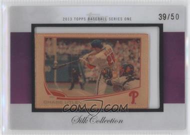 2013 Topps - [Base] - Silk Collection #_CHUT - Chase Utley /50