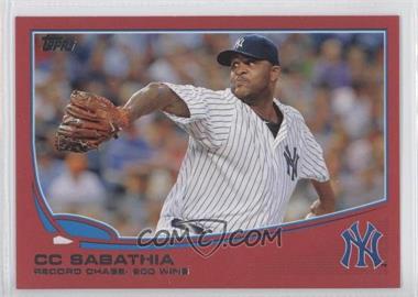 2013 Topps - [Base] - Target Red #359 - C.C. Sabathia