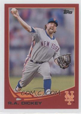 2013 Topps - [Base] - Target Red #43 - R.A. Dickey