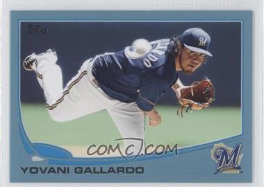 2013 Topps - [Base] - Wal-Mart Blue #149 - Yovani Gallardo