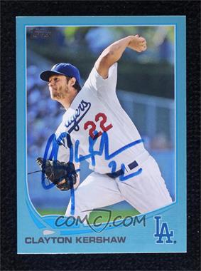 2013 Topps - [Base] - Wal-Mart Blue #22 - Clayton Kershaw [JSA Certified COA Sticker]