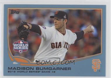 2013 Topps - [Base] - Wal-Mart Blue #256 - Madison Bumgarner