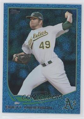 2013 Topps - [Base] - Wrapper Redemption Blue Slate #347 - Brett Anderson