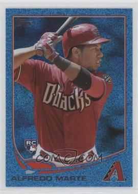 2013 Topps - [Base] - Wrapper Redemption Blue Slate #422 - Alfredo Marte