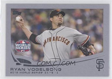 2013 Topps - [Base] - Wrapper Redemption Silver Slate #196 - Ryan Vogelsong /10