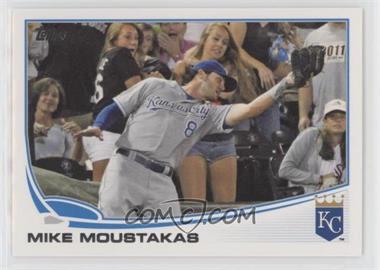 2013 Topps - [Base] #100.2 - SP - Out of Bounds Variation - Mike Moustakas