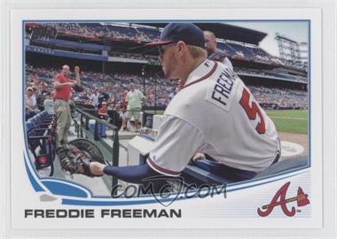 2013 Topps - [Base] #105.2 - SP - Out of Bounds Variation - Freddie Freeman