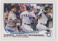 League Leaders - Miguel Cabrera, Josh Hamilton, Curtis Granderson [EX to&n…