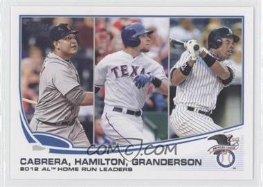 2013 Topps - [Base] #153 - League Leaders - Miguel Cabrera, Josh Hamilton, Curtis Granderson