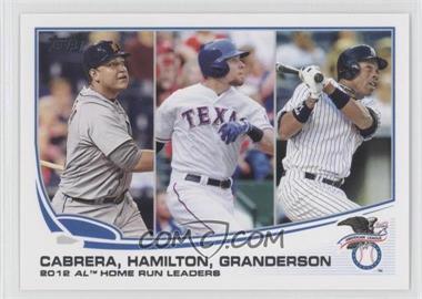 2013 Topps - [Base] #153 - League Leaders - Miguel Cabrera, Josh Hamilton, Curtis Granderson