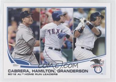 2013 Topps - [Base] #153 - League Leaders - Miguel Cabrera, Josh Hamilton, Curtis Granderson