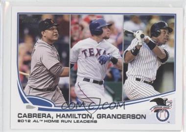 2013 Topps - [Base] #153 - League Leaders - Miguel Cabrera, Josh Hamilton, Curtis Granderson