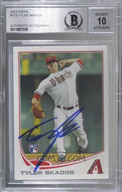 2013 Topps - [Base] #173 - Tyler Skaggs [BAS BGS Authentic]