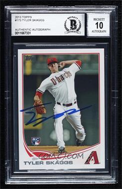 2013 Topps - [Base] #173 - Tyler Skaggs [BAS BGS Authentic]