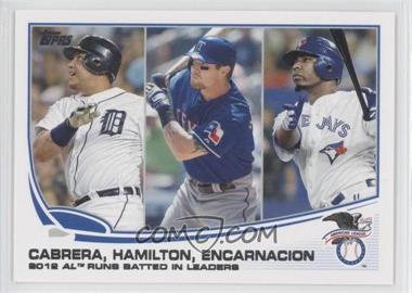 2013 Topps - [Base] #194 - League Leaders - AL Runs Batted In Leaders (Edwin Encarnacion, Miguel Cabrera, Josh Hamilton)