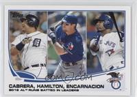 League Leaders - AL Runs Batted In Leaders (Edwin Encarnacion, Miguel Cabrera, …