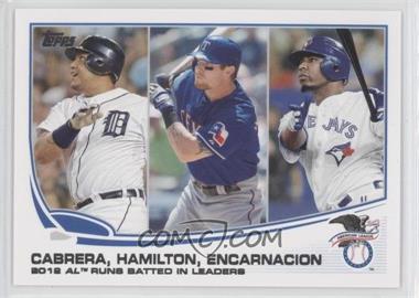 2013 Topps - [Base] #194 - League Leaders - AL Runs Batted In Leaders (Edwin Encarnacion, Miguel Cabrera, Josh Hamilton)