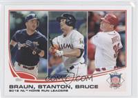 League Leaders - 2012 NL Home Run Leaders (Ryan Braun, Giancarlo Stanton, Jay B…