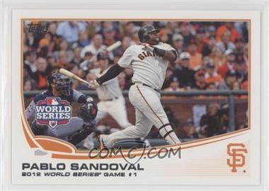 2013 Topps - [Base] #298 - Pablo Sandoval [Noted]