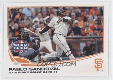 2013 Topps - [Base] #298 - Pablo Sandoval