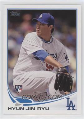 2013 Topps - [Base] #661.3 - Factory Set Variation - Hyun-jin Ryu (Wind Up)