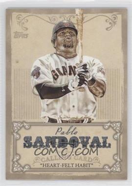 2013 Topps - Calling Card #CC-14 - Pablo Sandoval [Noted]